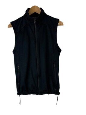 MEC Ladies Black Vintage Sleeveless Jacket Size Large